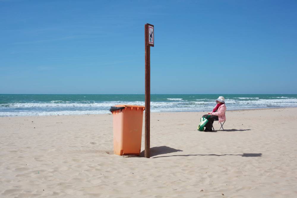 Woman at beach